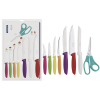 JUEGO CUCHILLOS TRAMONTINA 8 PIEZAS 3 JuegoCuchillosColores8p3 NAPOLES NOVEDADES