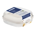 Contenedor Doble de Alimentos Tramontina 1.3 Litros Fiambres 2 Contenedor doble para alimentos fríos, capacidad 1,3 litros, Tramontina - Napoles Novedades
