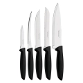 Set de 5 Cuchillos Tramontina con Soporte de Madera 4 Juego de 5 cuchillos de acero inoxidable, sólo cuchillos. Plenus Tramontina. Napoles Novedades