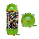 Almohada, Peluche y Saco para Dormir en Uno - Verde 7 Saco de dormir monstruo verde con almohada y peluche integrado, Napoles Novedades